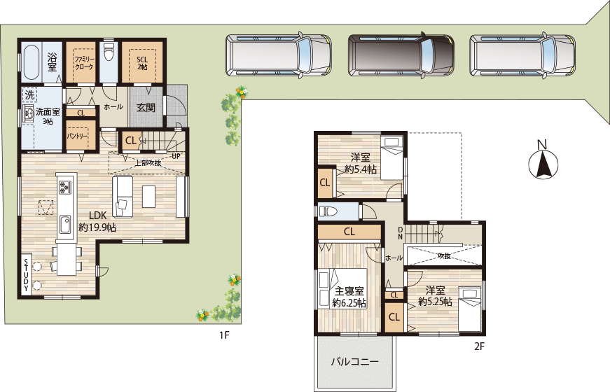 参考プラン2 間取り図