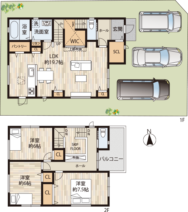 参考プラン3 間取り図