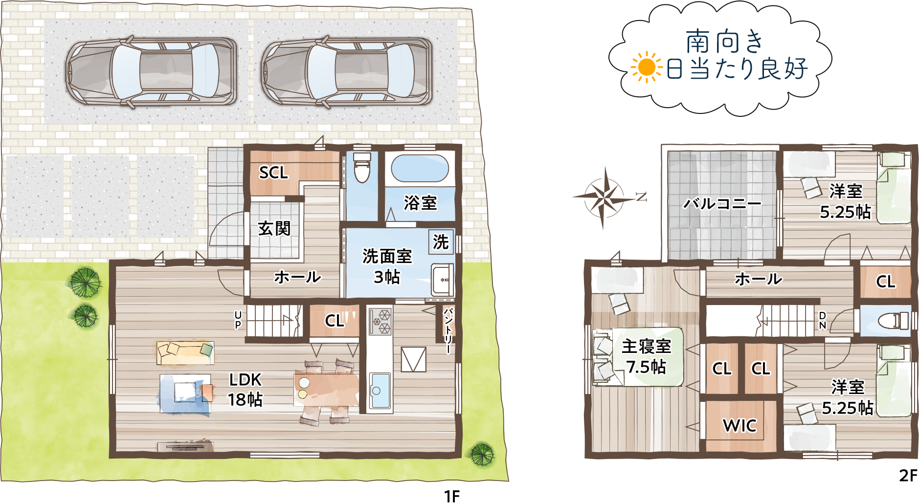 10号地参考プラン 間取り図